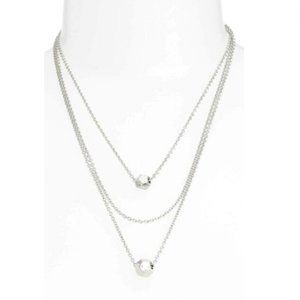 REBECCA MINKOFF Cube Multistrand Necklace